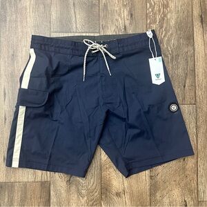 Vissla Men’s Trip Out Pocket Boardshorts Men’s Size 32 Navy Blue